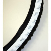 Покрышка KENDA K-846 BK 22TPI 26х1,95,50х559,черная с белой полосой