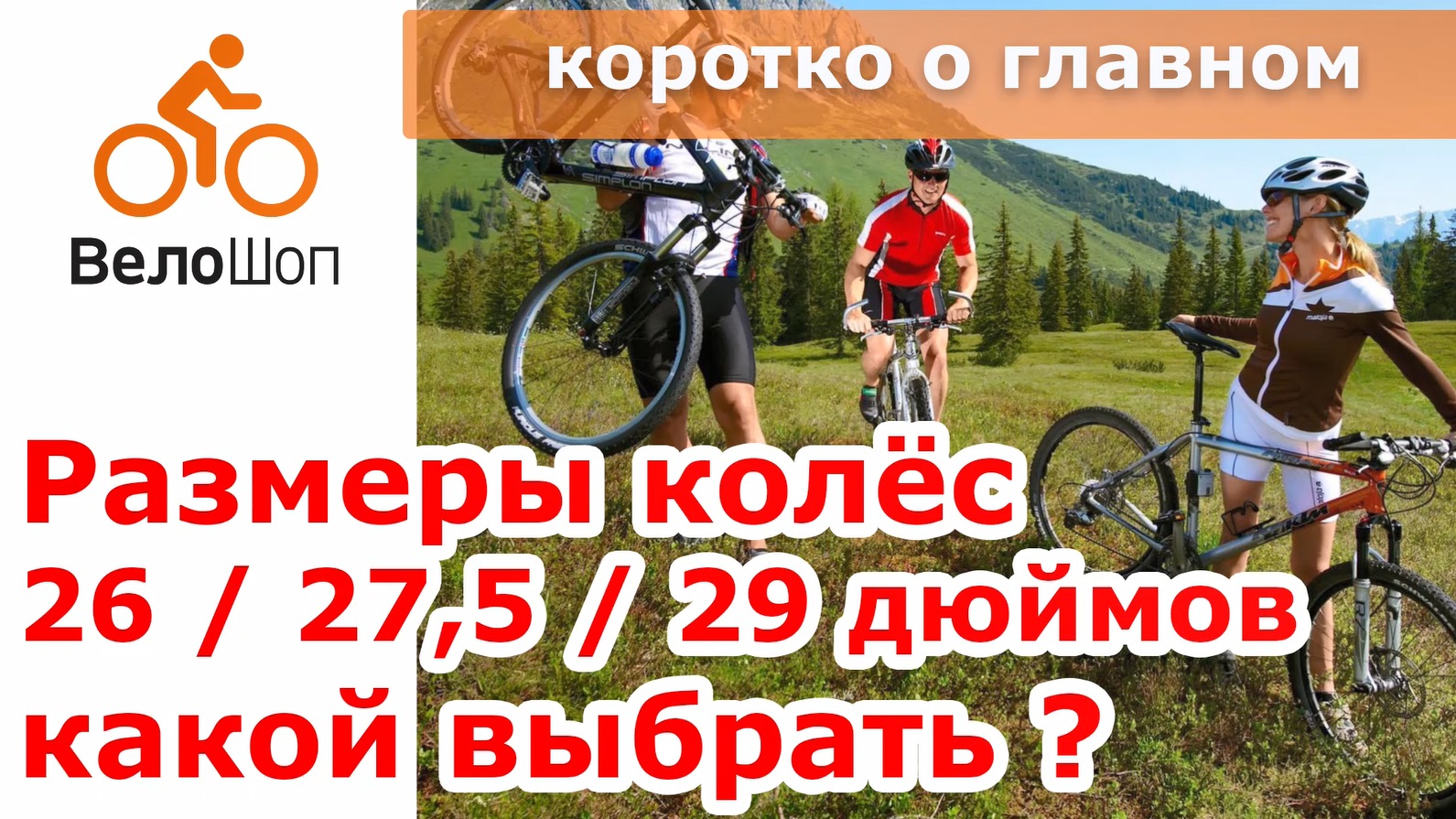 Какой размер колеса выбрать - 26/27,5/29 дюймов? Какой размер колеса выбрать - 26/27,5/29 дюймов?
