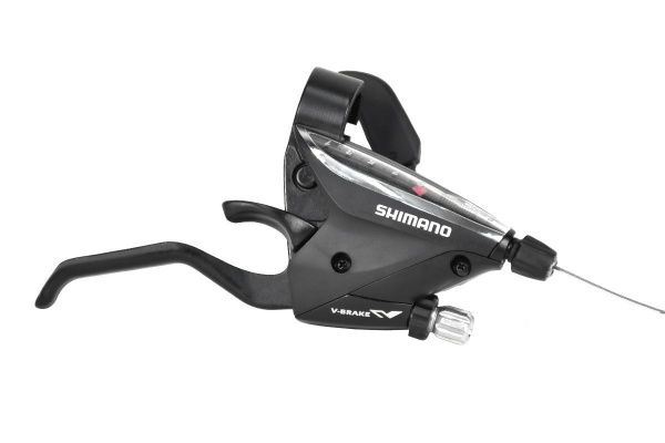 Шифтер/ручка тормоза SHIMANO ST-EF65-R 9sp,правая,9-передач,трос 2000мм,черный